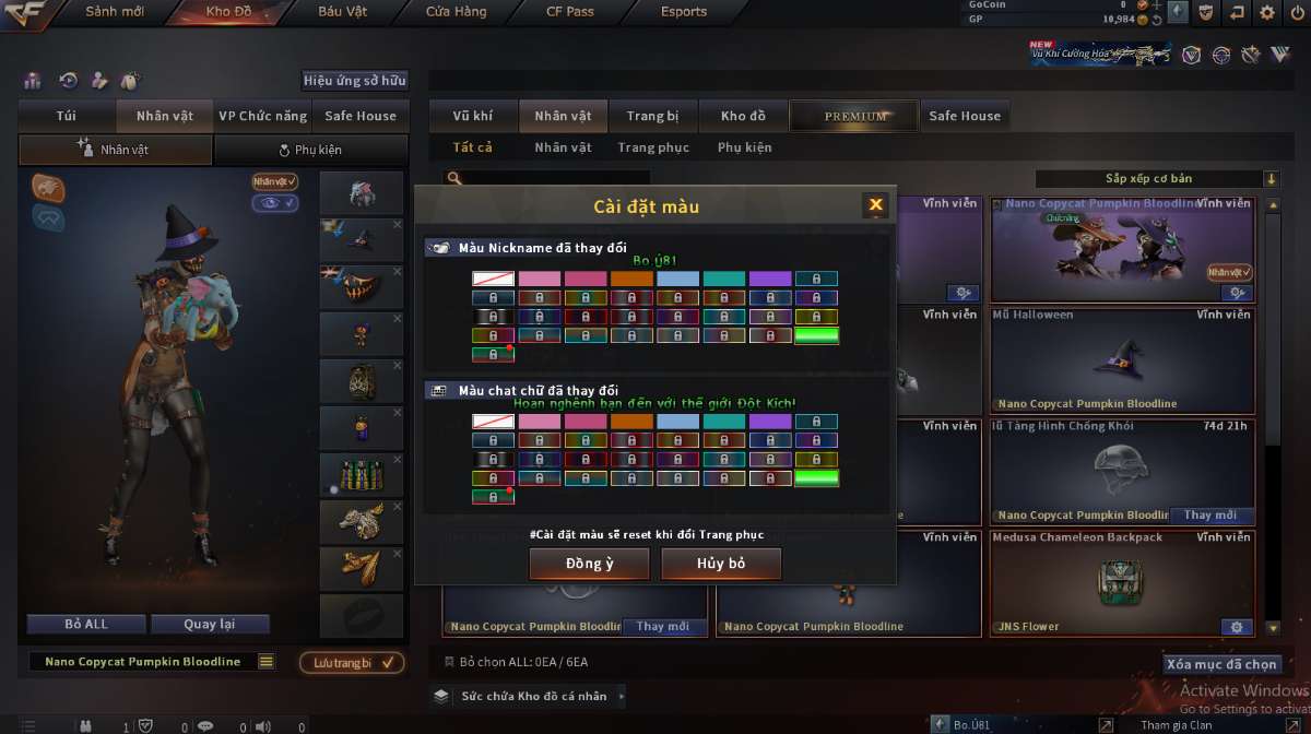 shop acc cf uy tin gia re